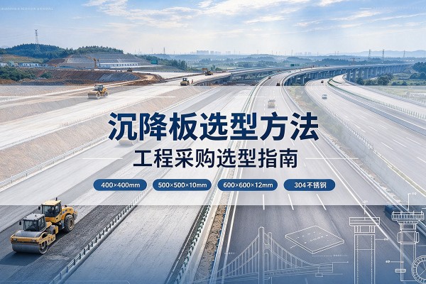 班戈沉降板选择方法