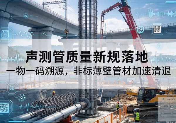 班戈声测管质量新规落地，一物一码溯源，非标薄壁管材加速清退