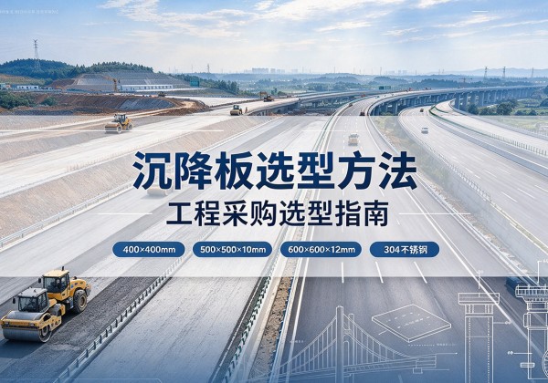 班戈沉降板选择方法